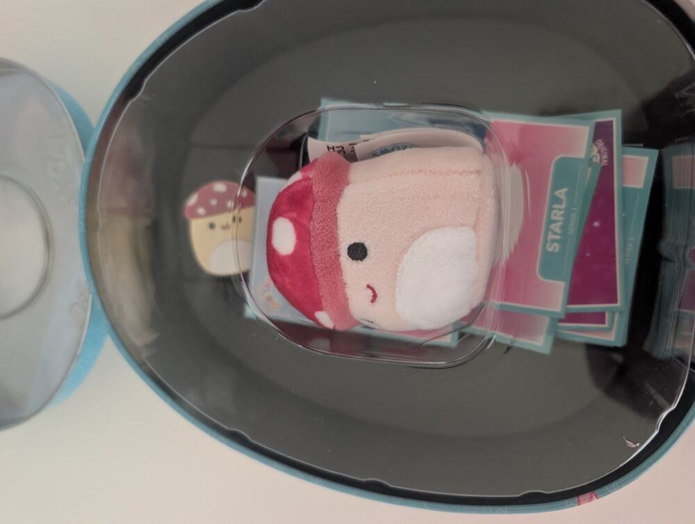 Squishmallow Trading Card Collector Tin Series 1 | Malcolm Mushroom